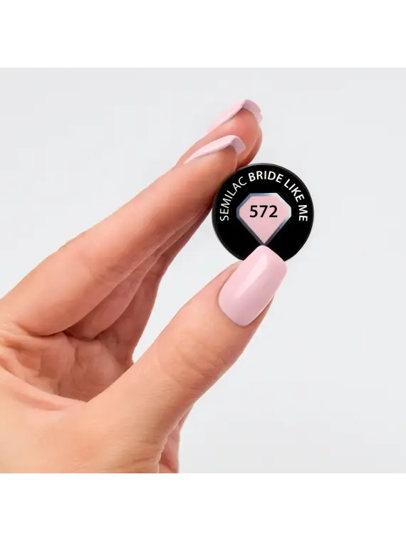 Semilac - lakier hybrydowy 572 Bride Like Me 7ml