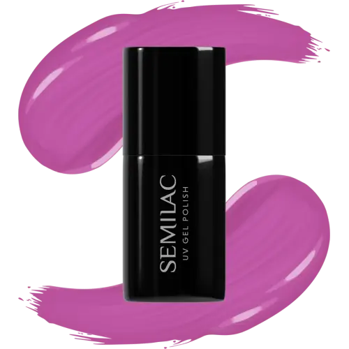 Semilac - lakier hybrydowy 601 Neon Pink Punch 7ml