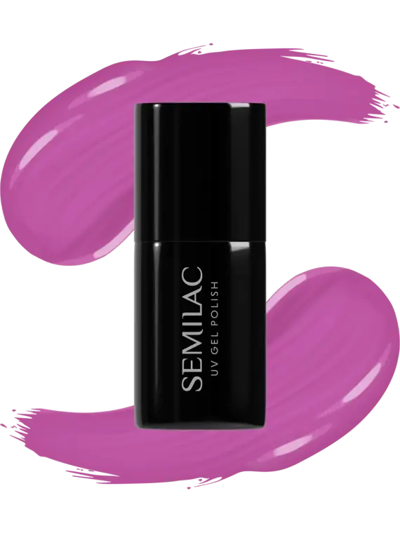 Semilac - lakier hybrydowy 601 Neon Pink Punch 7ml