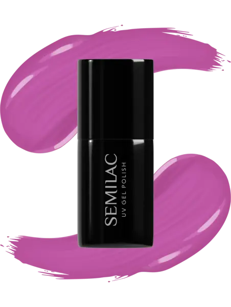 Semilac - lakier hybrydowy 601 Neon Pink Punch 7ml