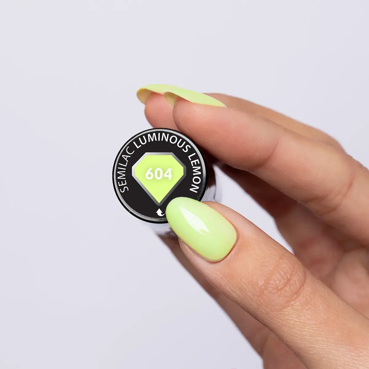 Semilac - lakier hybrydowy 604 Luminous Lemon 7ml