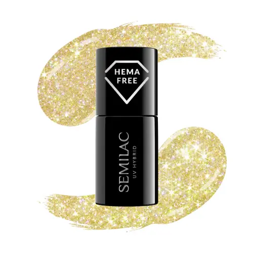 Semilac - lakier hybrydowy 244 Sunbaked Yellow 7ml