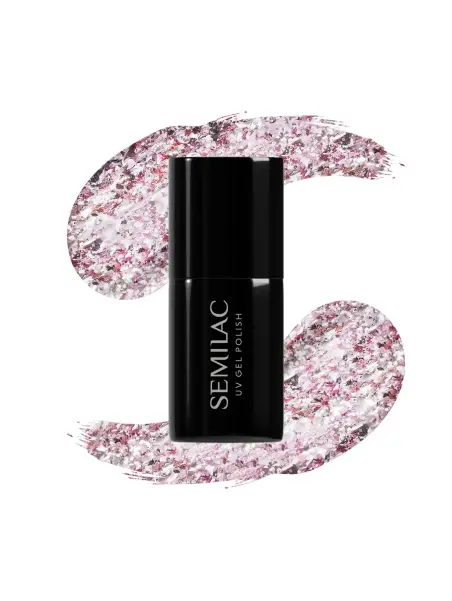 Semilac - lakier hybrydowy 293 Rose Gold Shimmer 7ml