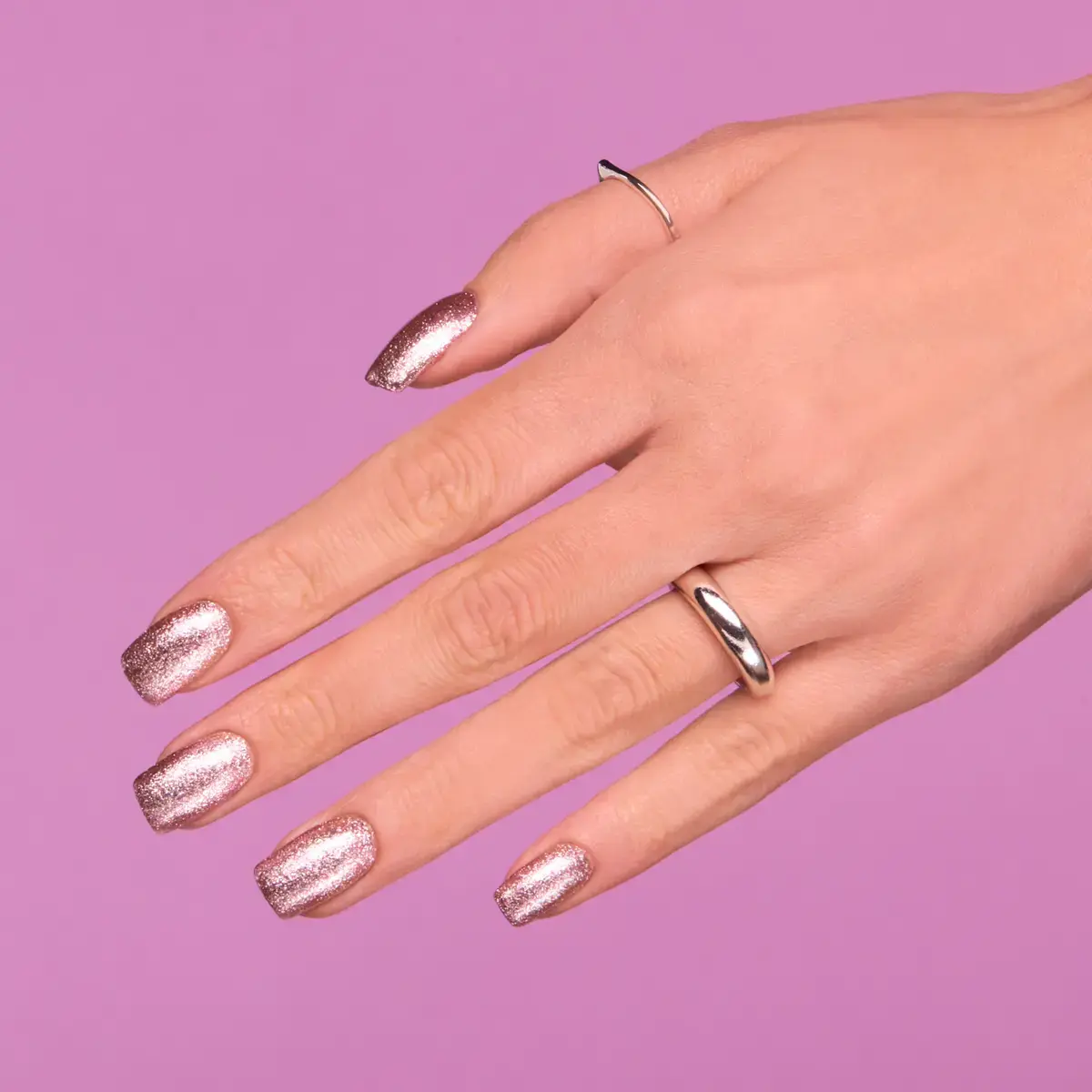 Semilac - lakier hybrydowy 293 Rose Gold Shimmer 7ml