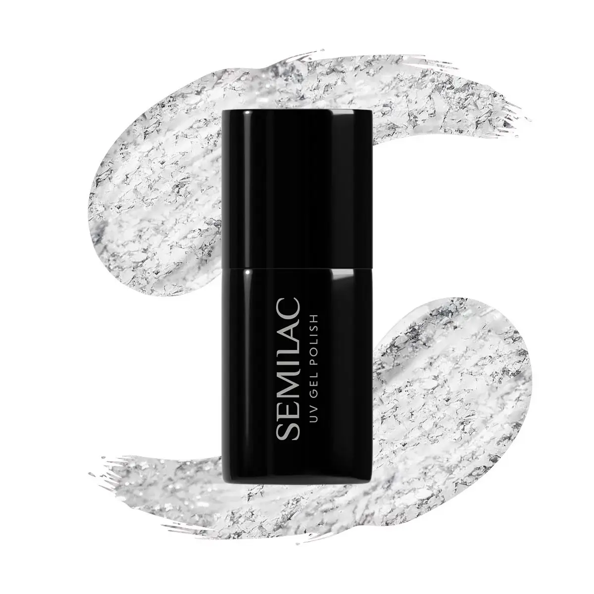 Semilac - lakier hybrydowy 292 Silver Shimmer 7ml
