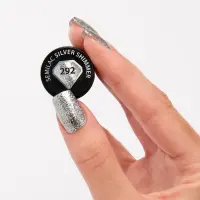 Semilac - lakier hybrydowy 292 Silver Shimmer 7ml