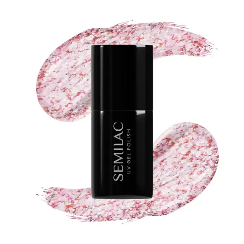 Semilac - lakier hybrydowy 295 Beach Pink Shimmer 7ml
