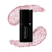 Semilac - lakier hybrydowy 295 Beach Pink Shimmer 7ml