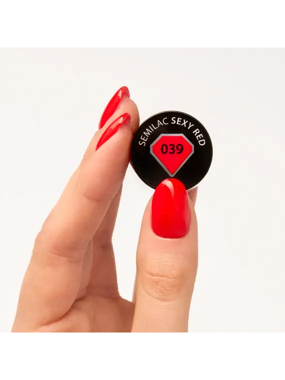 Semilac - lakier hybrydowy 039 Sexy Red 7ml