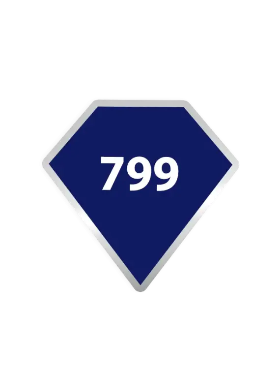 Semilac - lakier hybrydowy 799 Champion Blue 7ml
