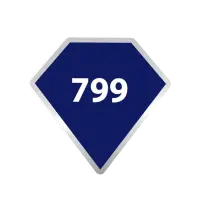 Semilac - lakier hybrydowy 799 Champion Blue 7ml