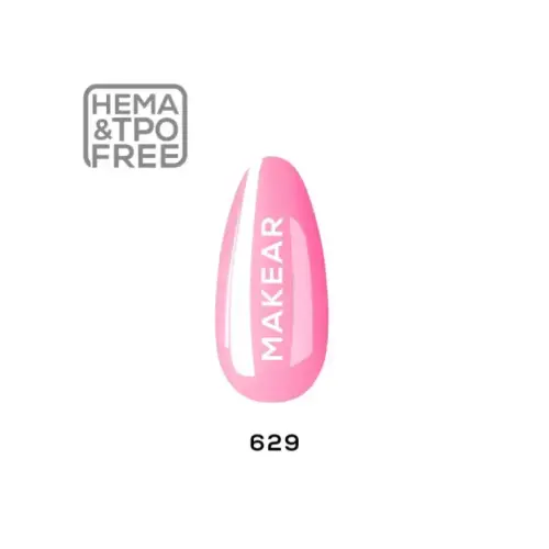 629 Peony Lakier hybrydowy MAKEAR