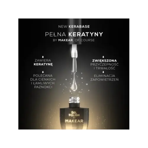 Kera Base - wzmacniająca baza keratynowa HEMAFREE 8ml