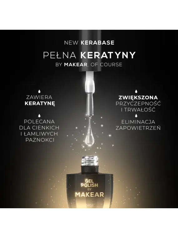 Kera Base - wzmacniająca baza keratynowa HEMAFREE 8ml