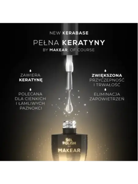 Kera Base - wzmacniająca baza keratynowa HEMAFREE 8ml