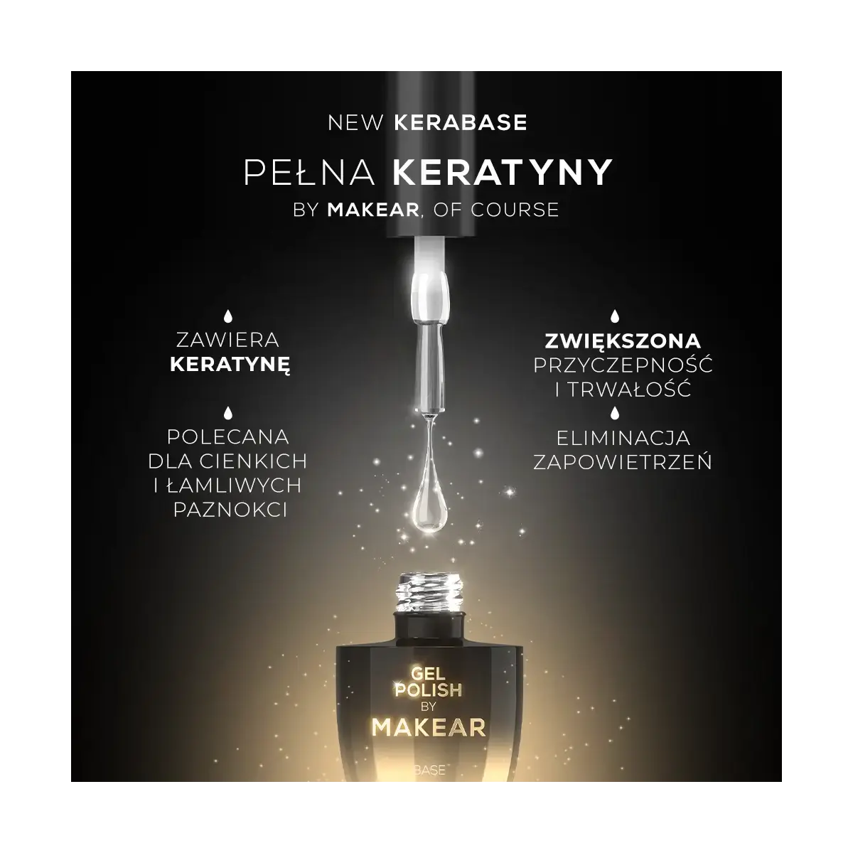 Kera Base - wzmacniająca baza keratynowa HEMAFREE 8ml