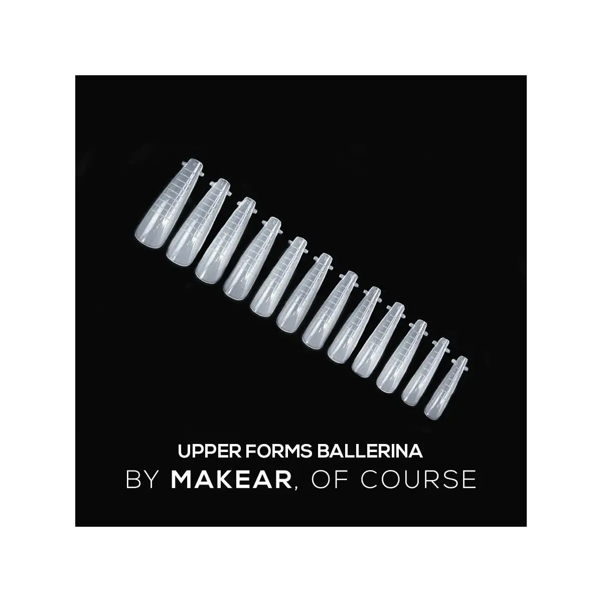 MAKEAR Dual Forms Ballerina - formy górne 120 szt.