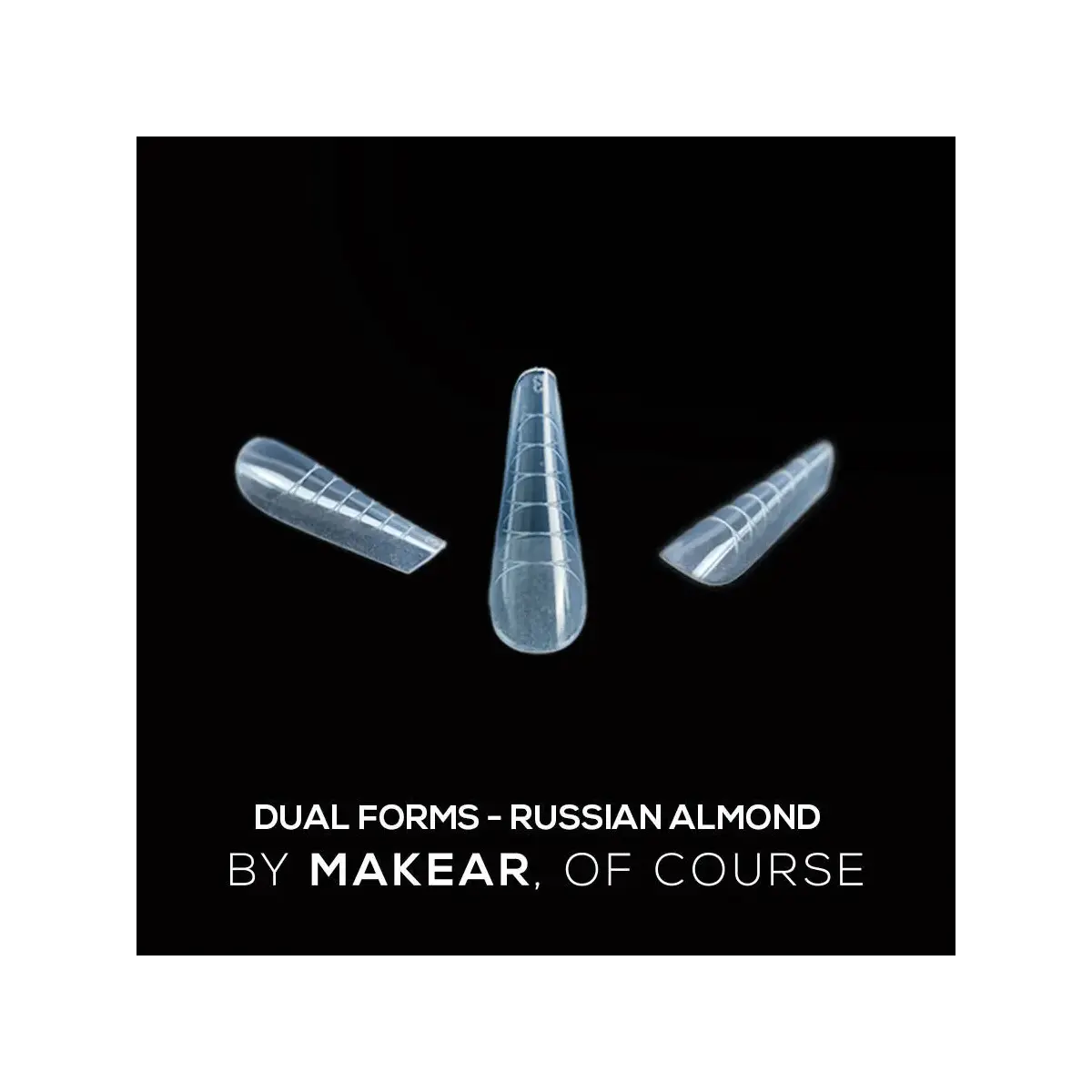 MAKEAR Dual Forms Russian Almond - formy górne 120 szt.