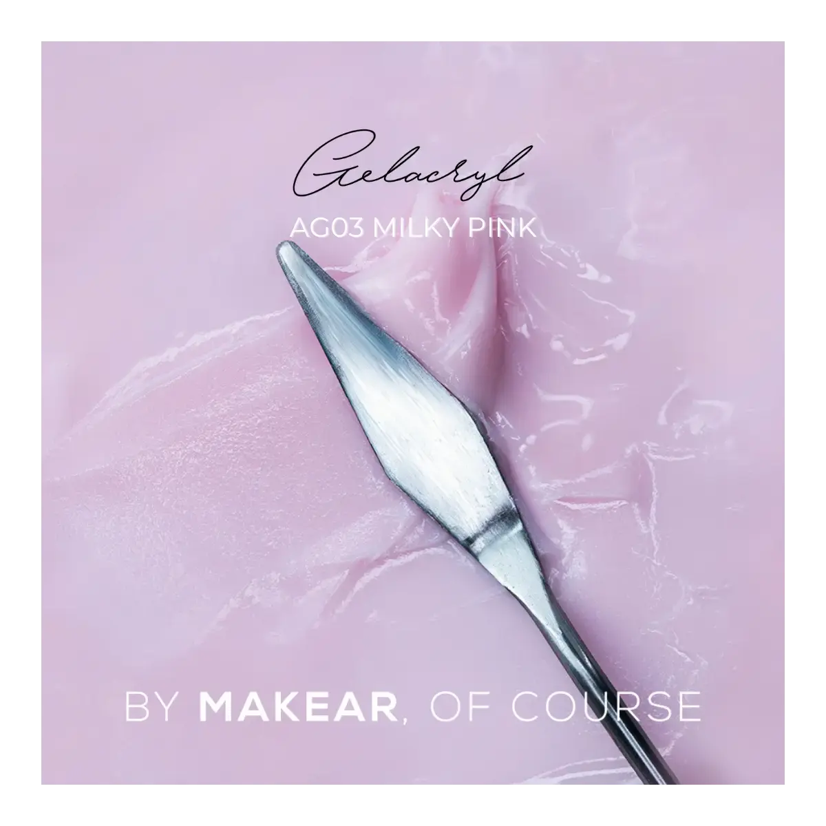 AG03 Akrylożel Milky Pink Gelacryl  - 30g