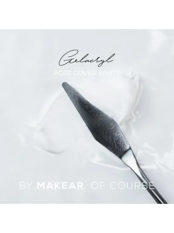 AG02 Akrylożel Cover White Gelacryl  - 30g