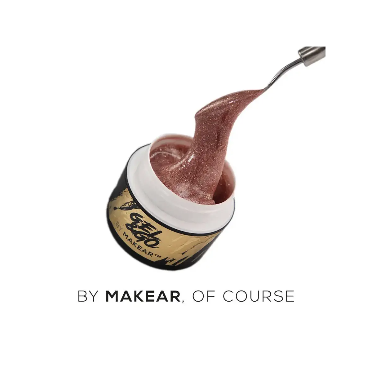 GG27 Glitter Dark Rose - Gel&Go 50ml