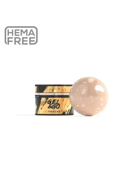 GG25 Glitter Beige - Gel&Go 15ml