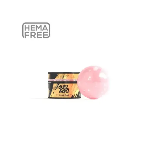 GG22 Pink Glitter - Gel&Go 15ml