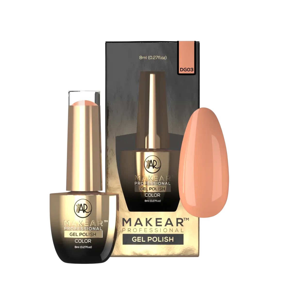 DG03 French Orange - Lakier hybrydowy Makear