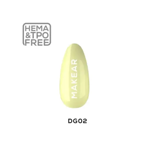 DG02 Hello Yellow - Lakier hybrydowy Makear