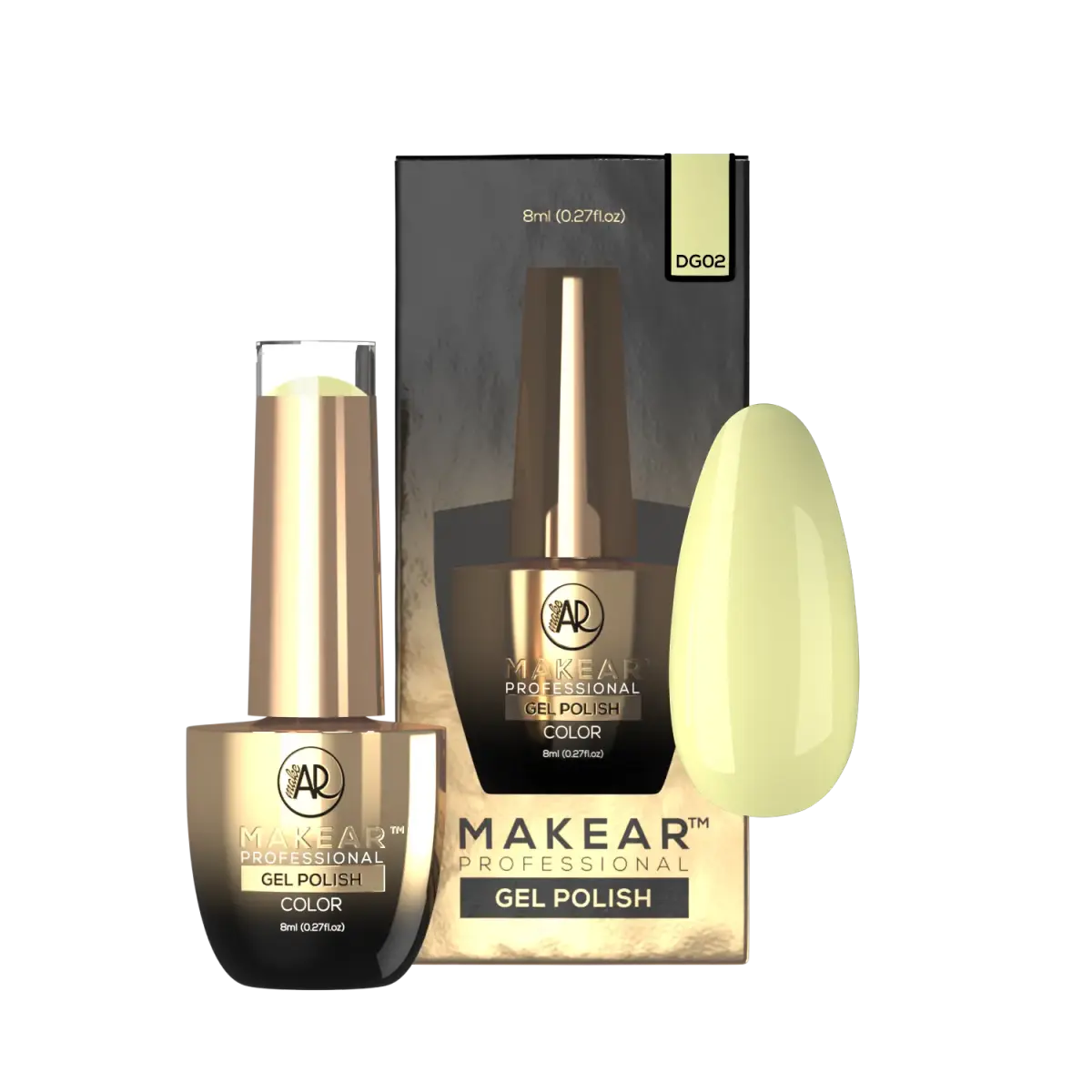 DG02 Hello Yellow - Lakier hybrydowy Makear