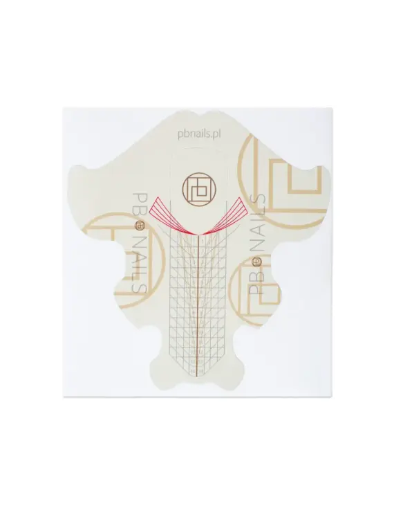 Formy do przedłużania paznokci NAIL FORMS BOX LONG 100 szt.
