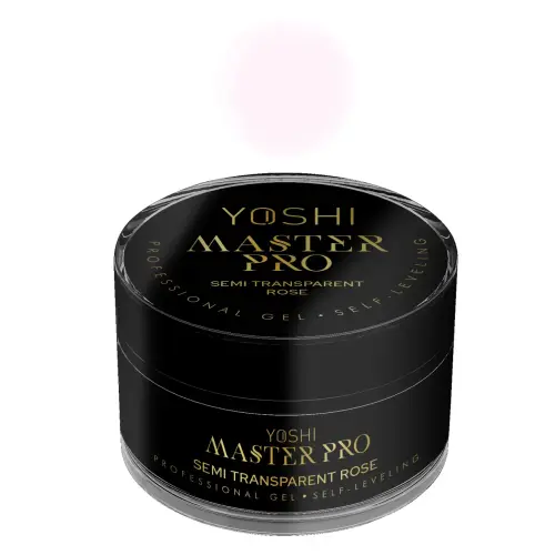 Żel Samopoziomujący Master PRO Gel 50 ml UV LED Semi Transparent Rose