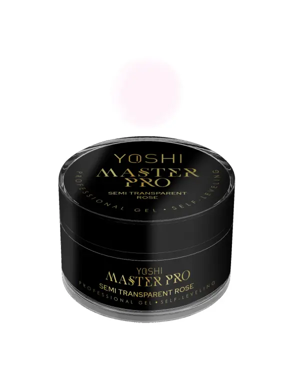Żel Samopoziomujący Master PRO Gel 50 ml UV LED Semi Transparent Rose