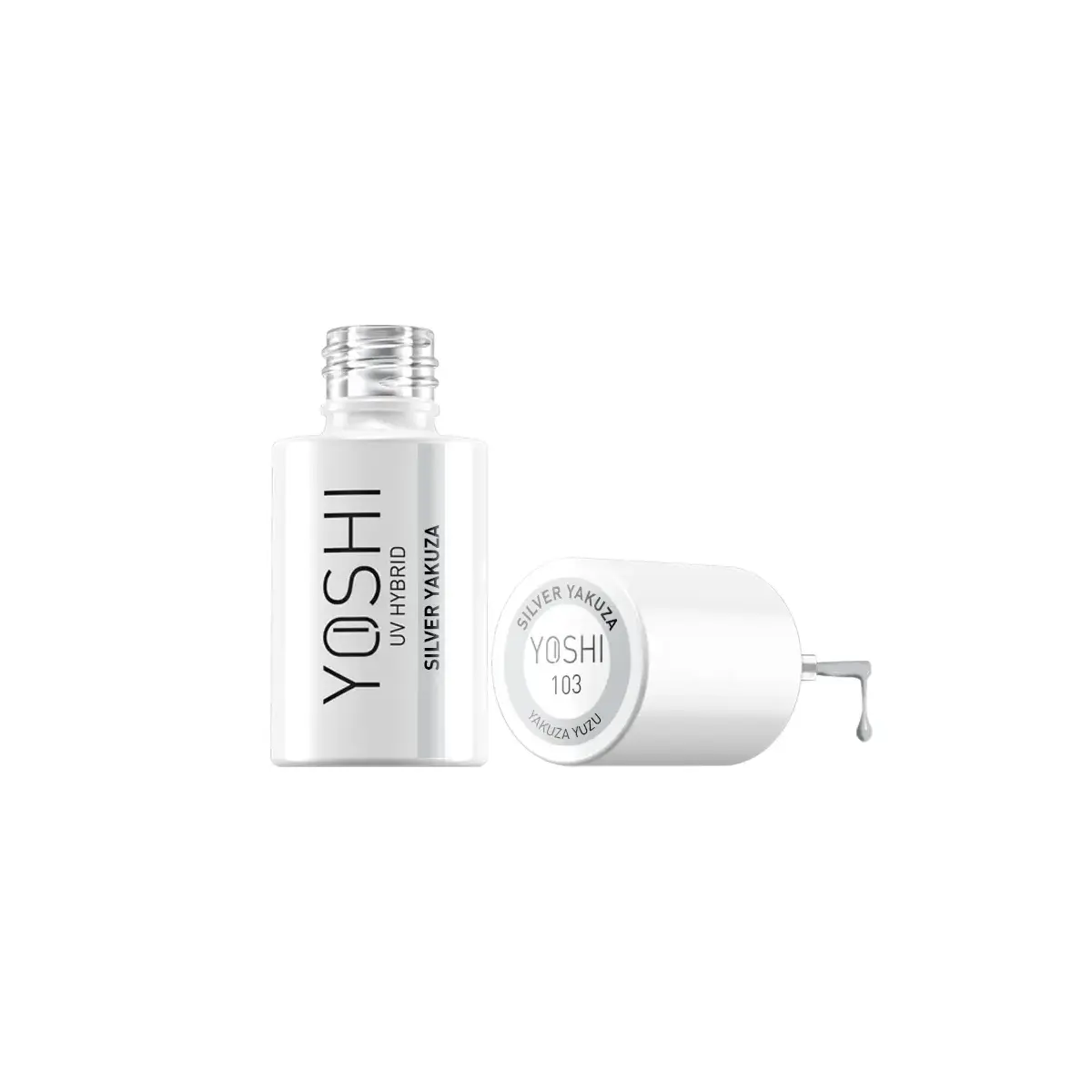 Lakier Hybrydowy UV Hybrid Silver Yakuza 6 ml - 103