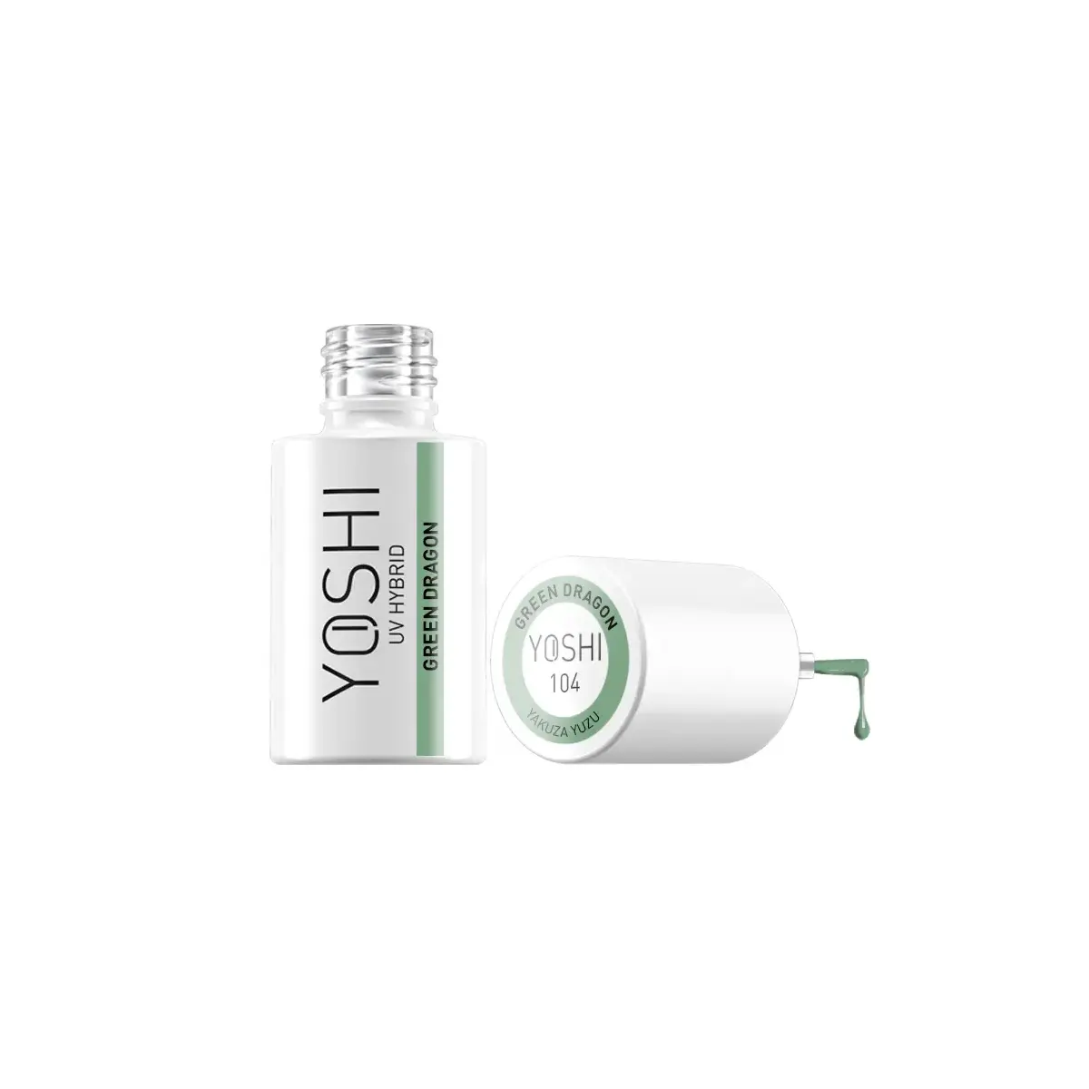 Lakier Hybrydowy UV Hybrid Green Dragon 6 ml - 104