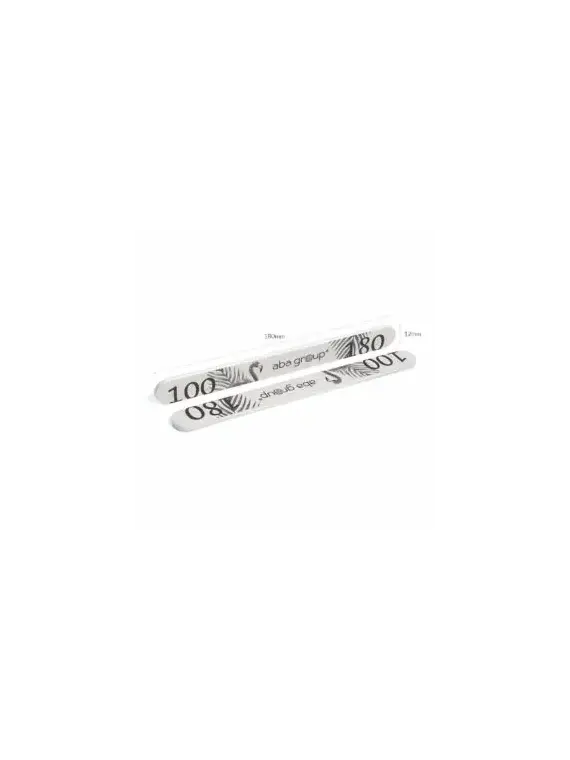 Aba Group Pilnik do paznokci PROSTY 100/180 STANDARD - FLAMING, 25 sztuk