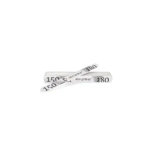 Aba Group Pilnik do paznokci PROSTY 150/180 STANDARD - FLAMING, 25 sztuk