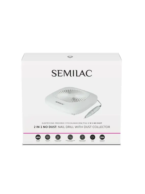 Semilac Elektryczna frezarka z pochłaniaczem pyłu 2w1 No Dust