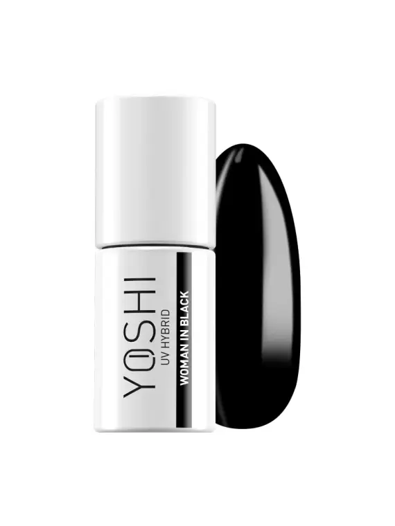 Lakier Hybrydowy UV Hybrid Woman In Black 6 ml - 605