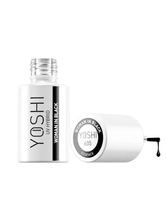 Lakier Hybrydowy UV Hybrid Woman In Black 6 ml - 605
