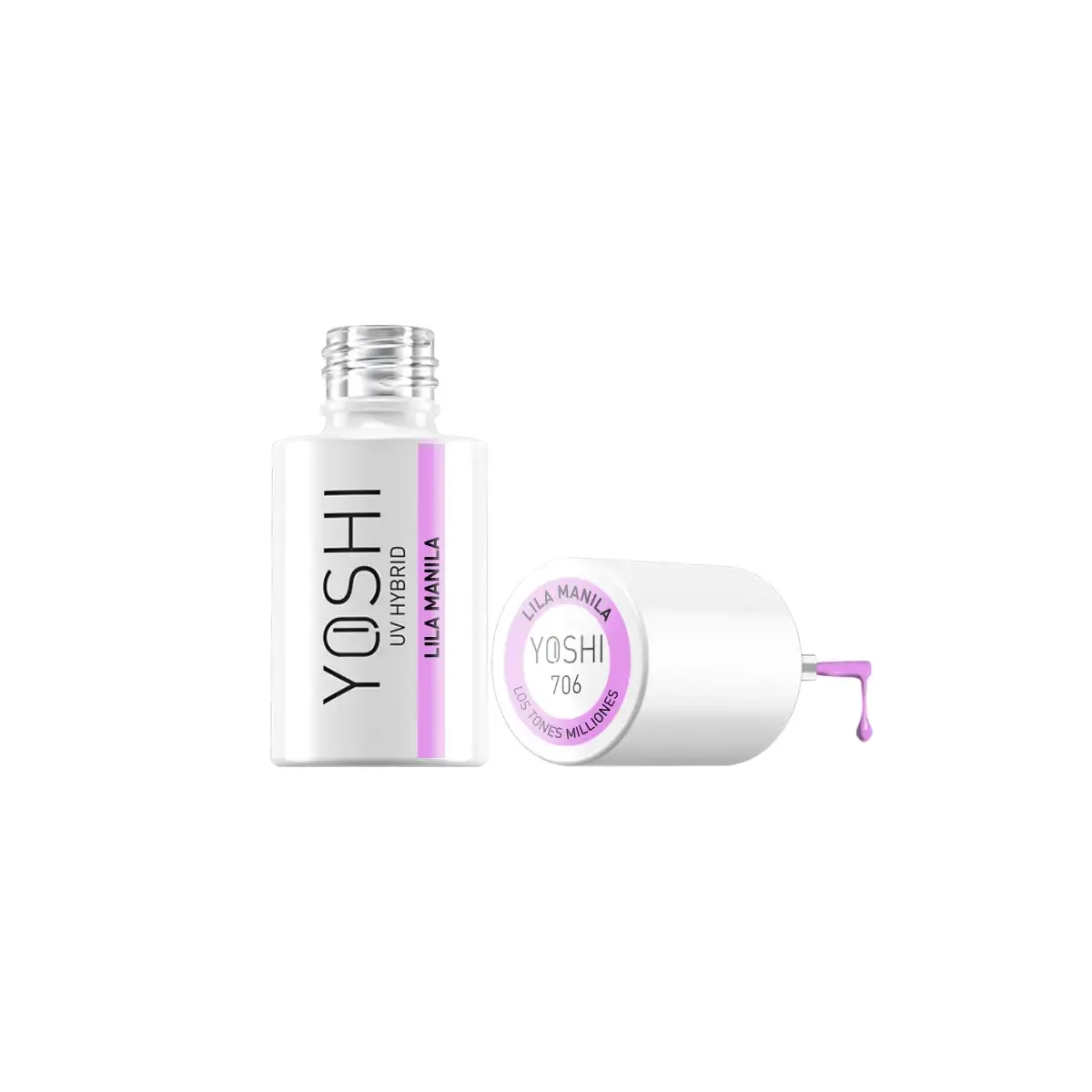 Lakier Hybrydowy UV Hybrid Lila Manila 6 ml - 706
