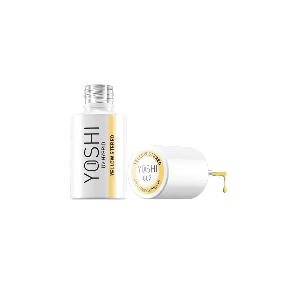 Lakier Hybrydowy UV Hybrid Yellow Stereo 6 ml - 802