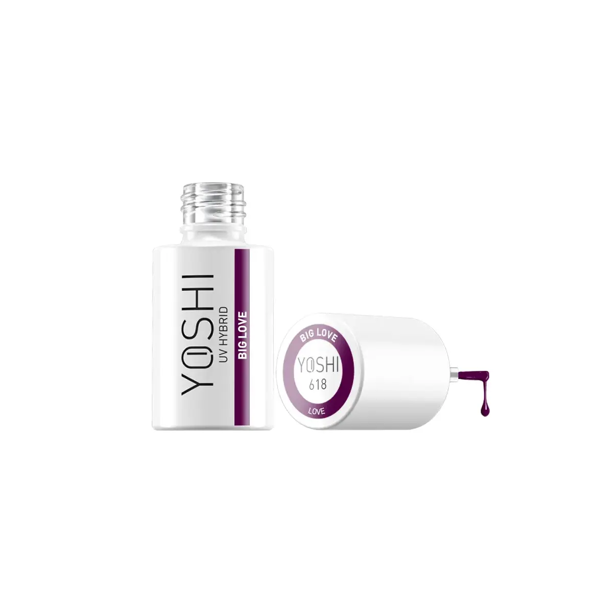 Lakier Hybrydowy UV Hybrid Big Love 6 ml - 618