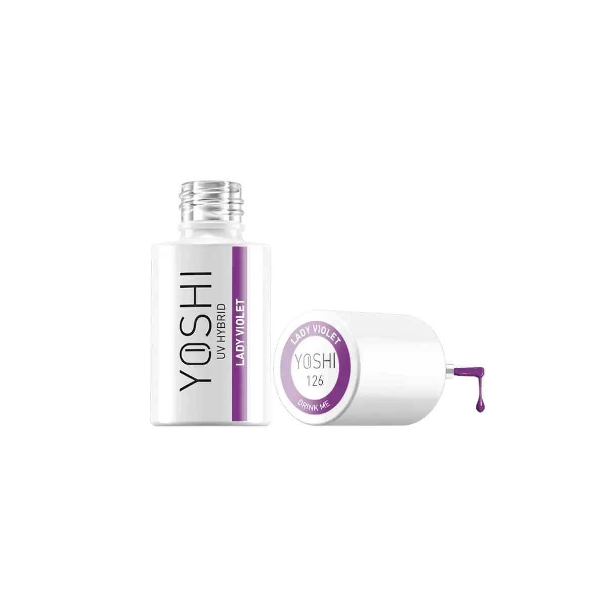 Lakier Hybrydowy UV LED Lady Violet 6 ml - 126