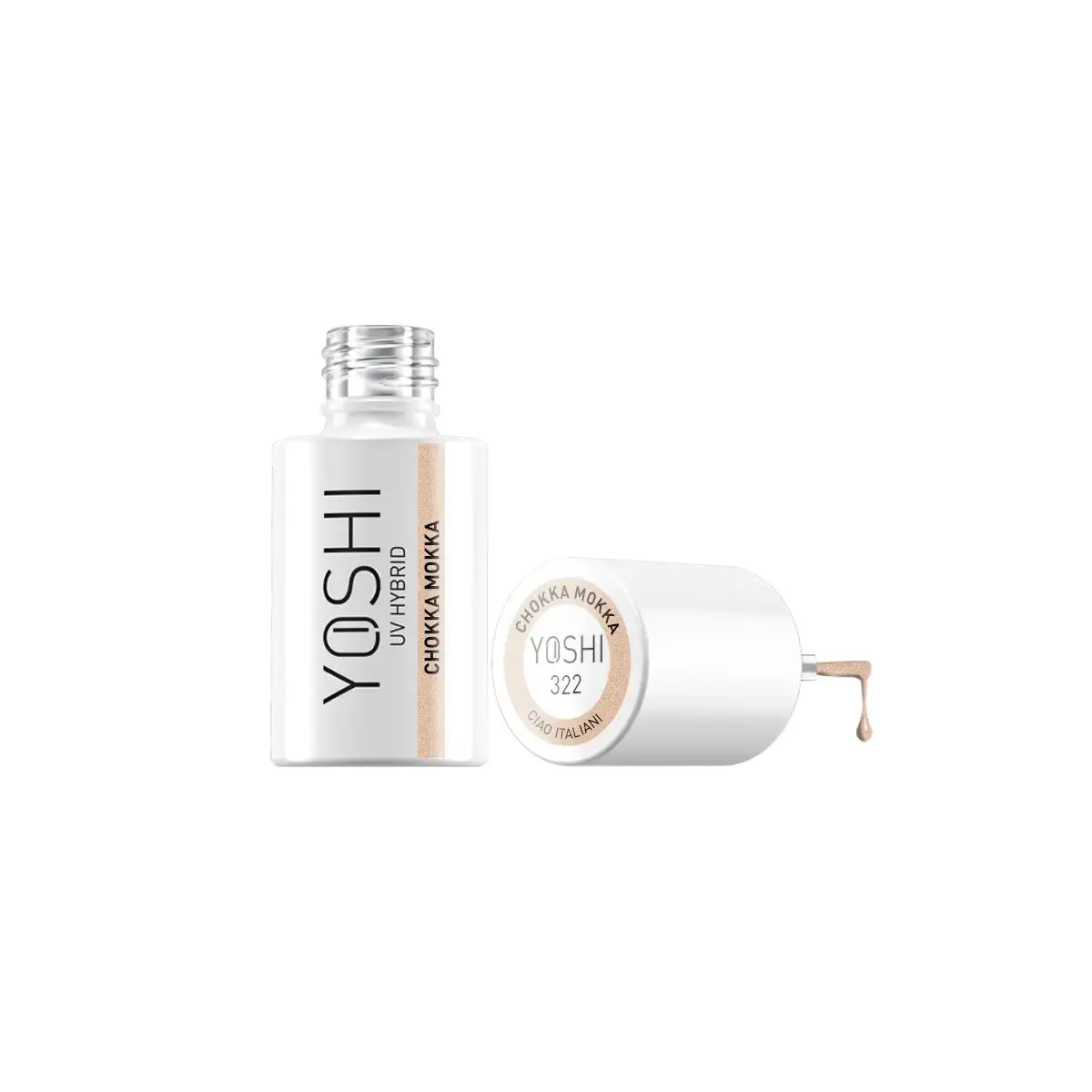 Lakier Hybrydowy UV LED Chokka Mokka 6 ml - 322