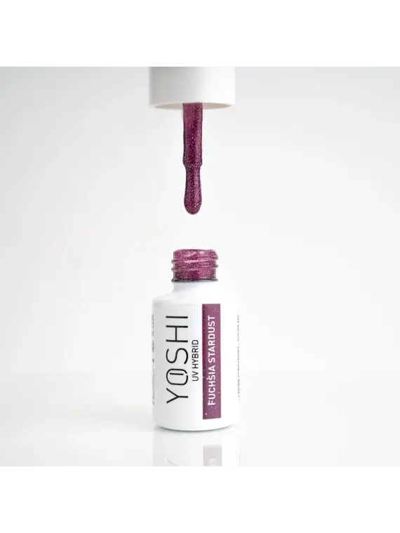 Lakier Hybrydowy UV LED Fuchsia Stardust 6 ml - 524