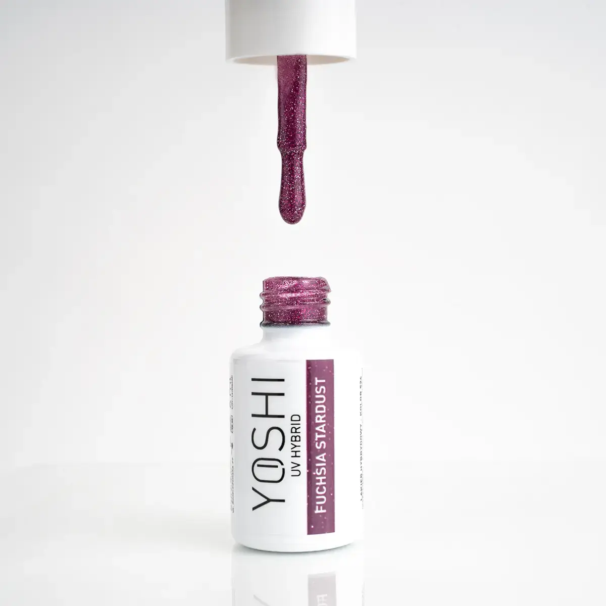 Lakier Hybrydowy UV LED Fuchsia Stardust 6 ml - 524