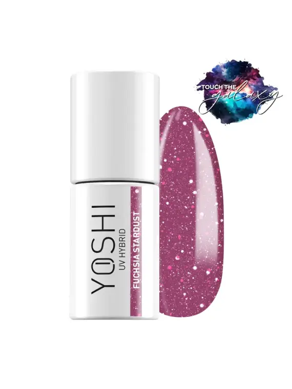 Lakier Hybrydowy UV LED Fuchsia Stardust 6 ml - 524