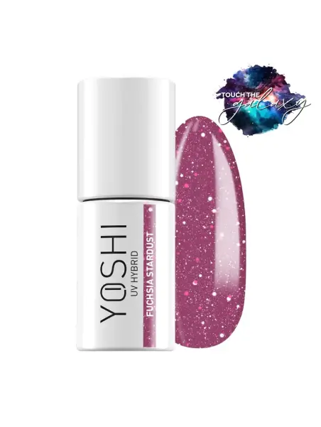 Lakier Hybrydowy UV LED Fuchsia Stardust 6 ml - 524