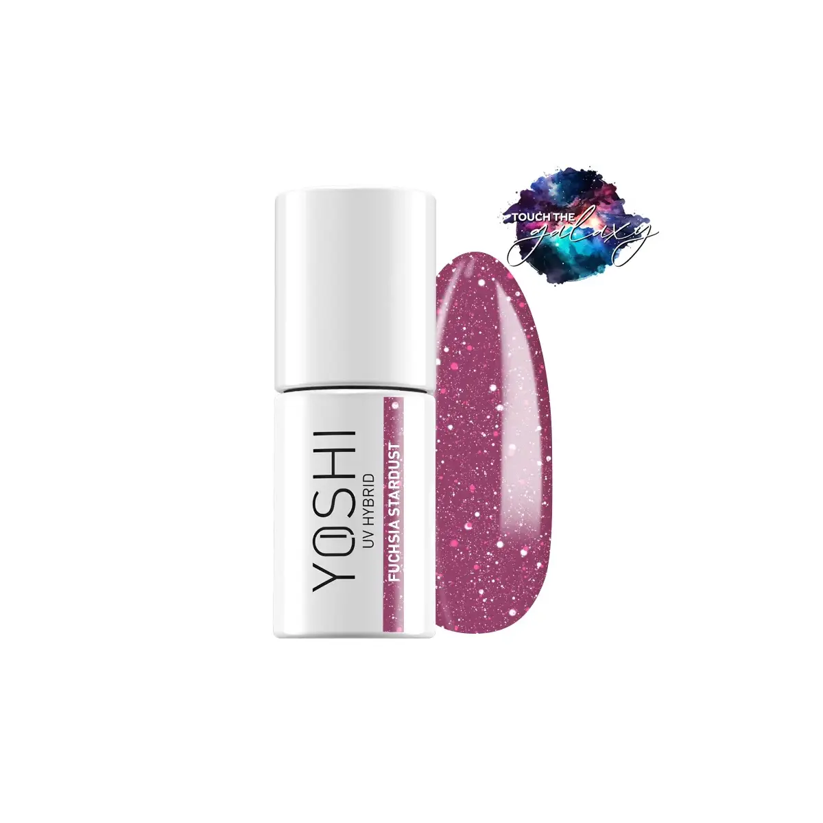 Lakier Hybrydowy UV LED Fuchsia Stardust 6 ml - 524